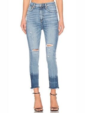 Agolde Ruby Ultra High Rise Slim Straight Jean - Size 25